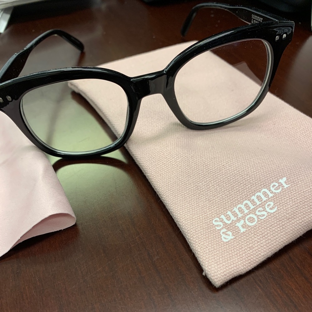 Summer & Rose Black Blue Light Blocking Glasses